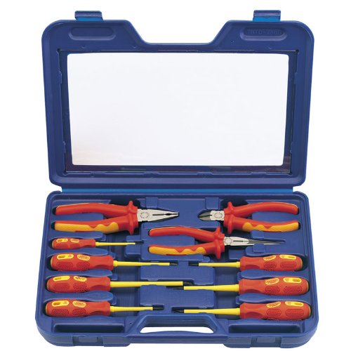 Draper 10 Piece Expert Insulated Expert Pliers and Screwdriver Set