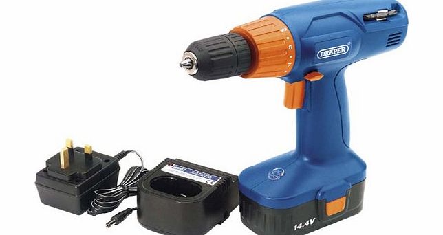 Draper 14.4v Cordless Drill Driver   1 Battery