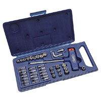 41 Piece T Handle Screwdriver and Socket Set