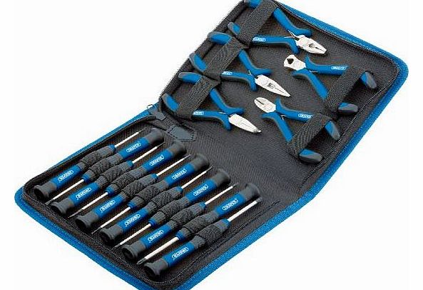 48958 16-Piece Precision Pliers and Screwdriver Set