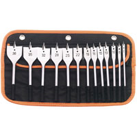 Draper 6-38mm 13 Piece Flat Wood Bit Set