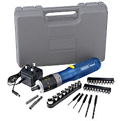 draper Expert 3.6v Cordless Screwdriver Set