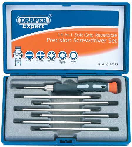 Expert 78925 14 in 1 Reversible Precision Screwdriver Set