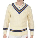 Nicolls Cricket Sweater Bottle/Gold Extra Lge