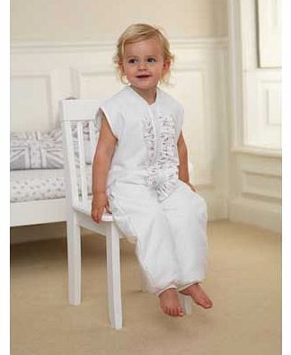 Dreamgenii Twinkletogs 2.5 Tog White Sleepsuit -