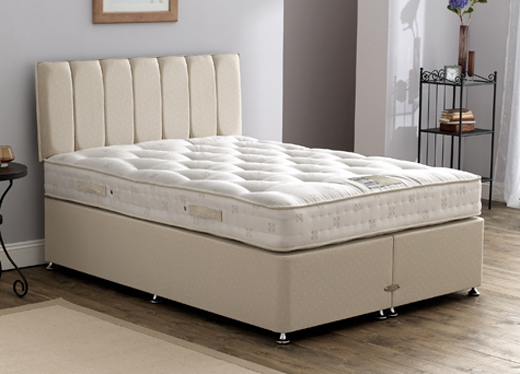 Double Pocket Divan Set - Beige