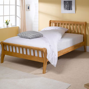 Milan 3FT Single Wooden Bedstead