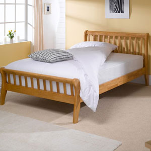 Milan 4FT 6 Double Wooden Bedstead