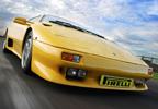 Driving Lamborghini Driving Blast at Goodwood