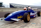 Driving Oval Race Car Passenger Ride at Rockingham