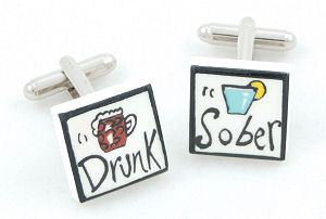 Drunk or Sober Cufflinks