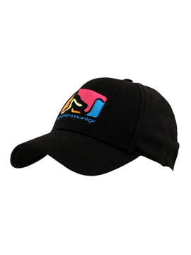 Drunknmunky Black Multi Colour Baseball Cap