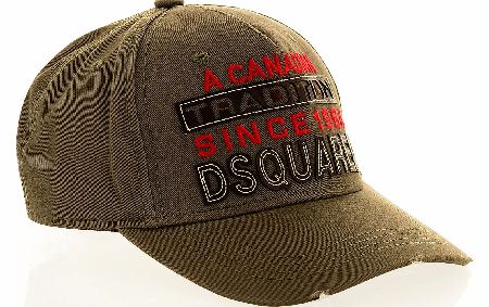 Dsquared Canadian Tradition Gabardine Baseball Cap