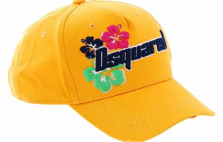 Floral Logo Gabardine Cap