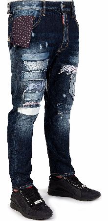 Kenny Twist Patches Denim Jeans