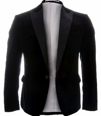 Dsquared Satin Collar Chain Button Velvet Tuxedo