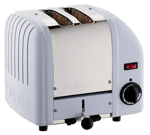 2 Slot Glacier Blue Toaster