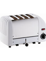 Dualit 4 Slice White Toaster