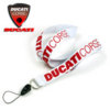 Ducati Corse Hook Lanyard - Small - White