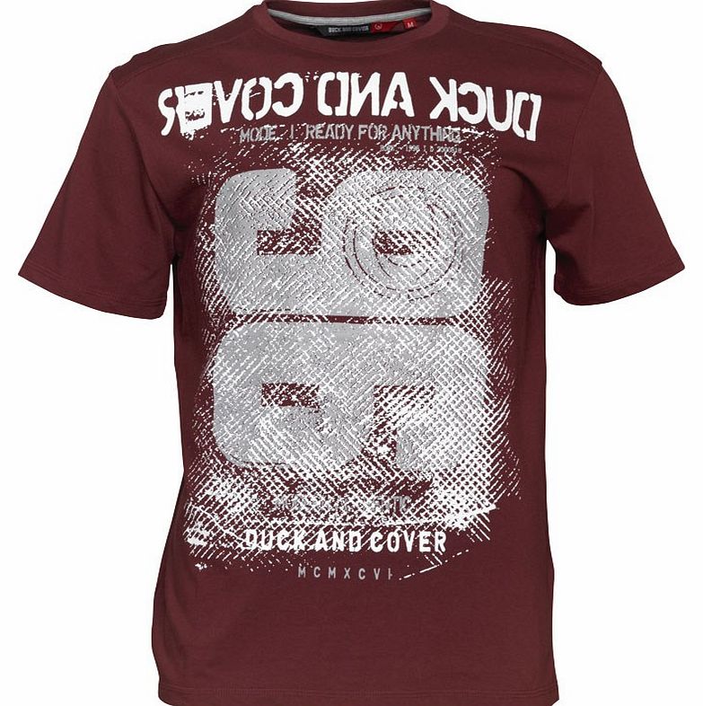 Mens Gluck T-Shirt Oxblood