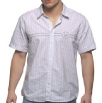 Mens Madingley Shirt Steel Stripe