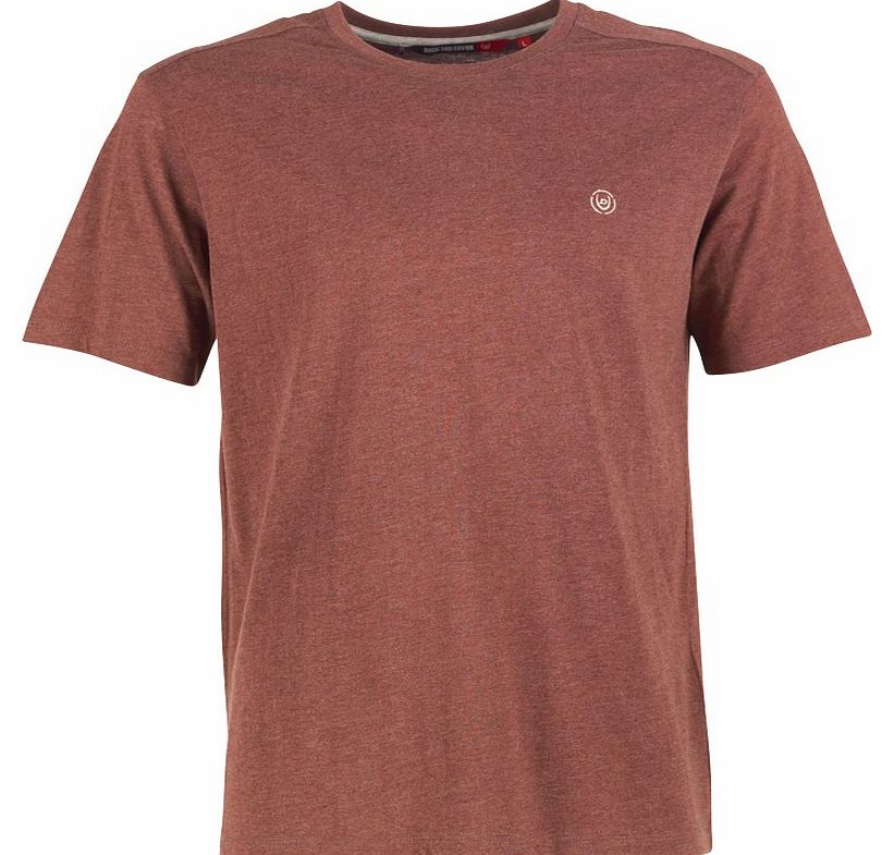 Mens Port T-Shirt Oxblood Marl