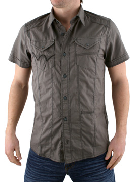 Slate Cyber Short Sleeved Shirt