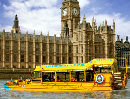 Duck Tours London London Duck Tours 9.30-11.00 Entry