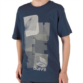 Junior Overlay T-Shirt Navy