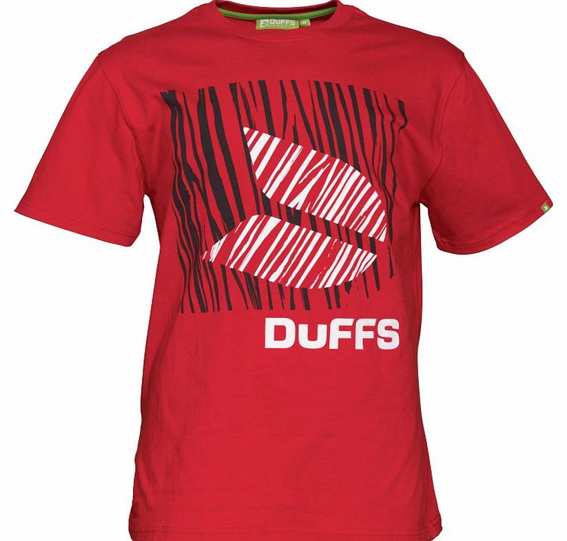 Mens Bamboo D2 T-Shirt Red