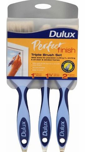 Perfect Finish Triple Brush Set (Pack of 3)