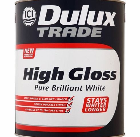 Dulux Trade High Gloss Pure Brilliant White 2.5L