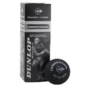 Dunlop Competition Squash Balls Box Of 3