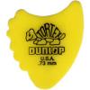 Tortex Fin Yellow - 0.73mm (72 Pack)