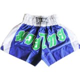 DUO GEAR L BLUE DUO * CH7 * Muay Thai Kickboxing Boxing Shorts