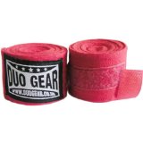 DUO GEAR RED DUO Muay Thai Kickboxing Boxing Hand Wraps