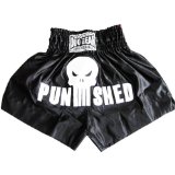 DUO GEAR XL BL DUO *PUNISHED* Muay Thai Kickboxing Boxing Shorts