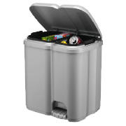 Duo pedal bin