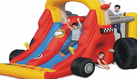 Duplay Formula 1 Kids 15ft Double Mega Slide Combo Bouncy Castle 9026