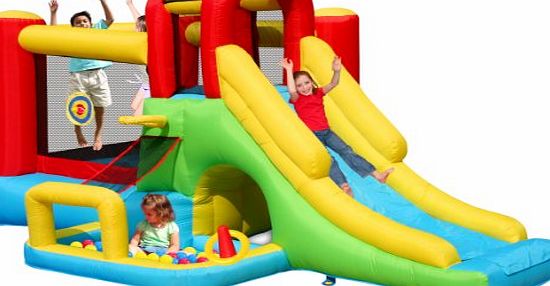 Happy Hop Adventure Combo Bouncy Castle Hours Of Fun In One Box