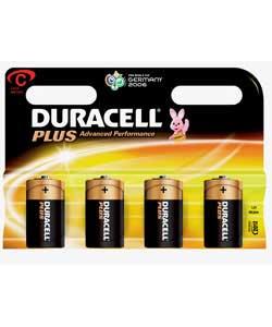 Plus C Batteries - 4 Pack