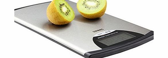 Duronic KS760 Slim Stainless Steel Design Digital Display 5KG Kitchen Scales with 2 Years FREE Warrantee