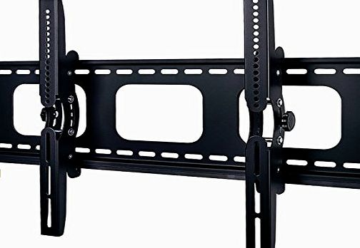 Duronic TVB103M Black Universal 33``-65`` LCD/Plasma/LED/3D/4K TV Wall Mount Bracket Tilt with [Security Locking Bar] - Max VESA 600 x 400