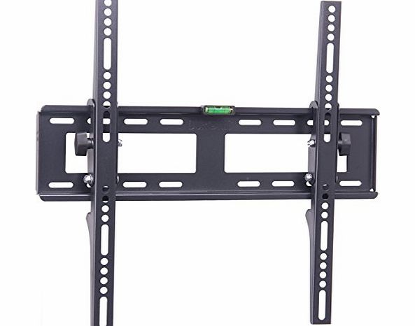 Duronic TVB123SM Extra Slim Adjustable Black Wall Bracket For Plasma, LCD amp; LED Screens For 23``-56``