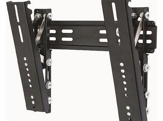 Duronic TVB201S Ultra Slimline Ultra Strong Adjustable Black LED LCD TV Tilt Tilting Wall Mount Bracket 19``-37`` - MAX VESA 200 X 200 (distance between the holes on the back of your TV)