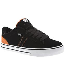 Male Daewon 9 Ct Nubuck Upper in Black and Orange