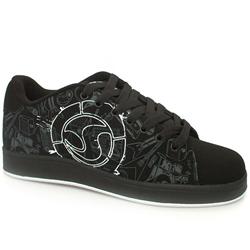 Dvs Male Revival Splat Nubuck Upper in Black and Grey