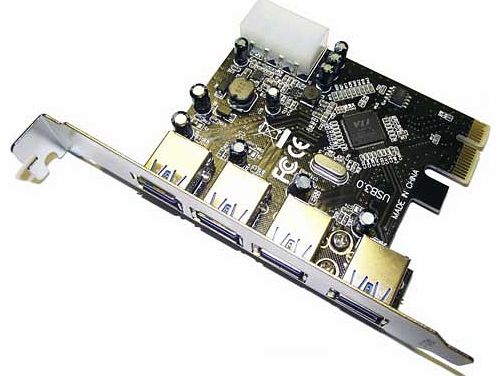 Dynamode USB-4PCI-3.0 4 Port USB3.0 PCie Card