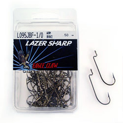 Claw Jelly Worm Hooks - Size 1/0