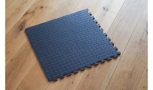 Easimat Interlocking Gym Garage Anti Fatigue Flooring Play Mats 48sqft D- easimat branded